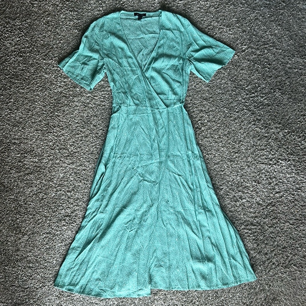 New Look Wrap Mint Dress
